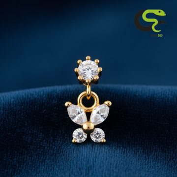 Trendy Butterfly Nose Ring Stud