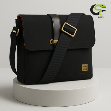 Casual Leather Messenger Bag